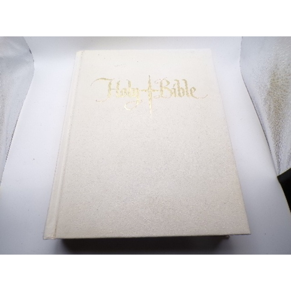 The Large Family Holy Bible Authorized King James Version Hardcover White